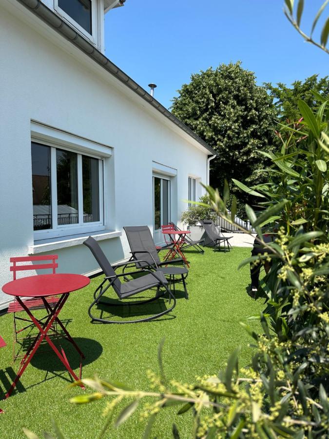 Logis Hotel & Restaurant Le Vert Bocage Franqueville-Saint-Pierre Exterior foto
